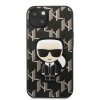 Karl Lagerfeld KLHCP13SPMNIKBK iPhone 13 mini 5,4 hardcase czarny/black Monogram Ikonik Patch